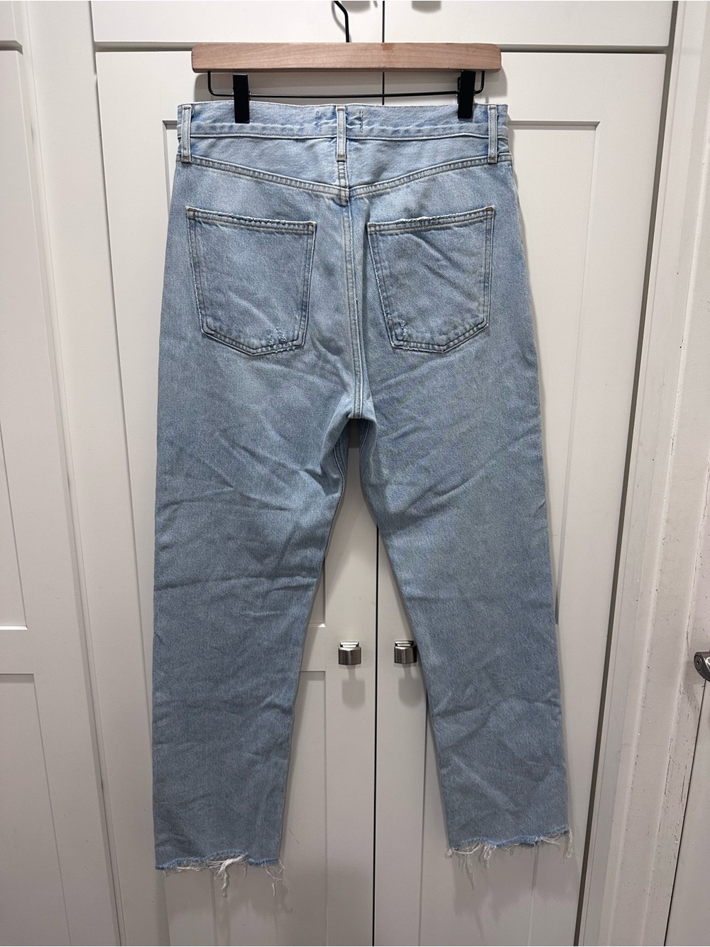 Agolde 90’s Pinch Waist High-Rise Straight Leg Jeans Size 28 - Picture 8 of 12